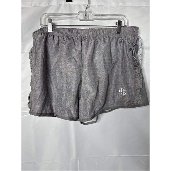 Simply Southern NWT XL Women's Gray Yoga Workout Running Beach Shorts Linern New - Picture 1 of 10